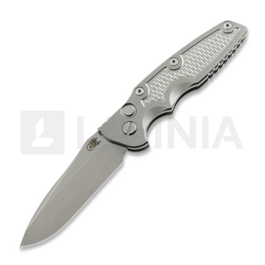 Skladací nôž Hinderer 3.5 Eklipse Spear Point Automatic, Stonewash