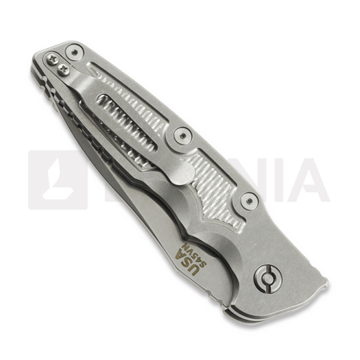 Hinderer 3.5 Eklipse Spear Point Automatic sulankstomas peilis, Stonewash