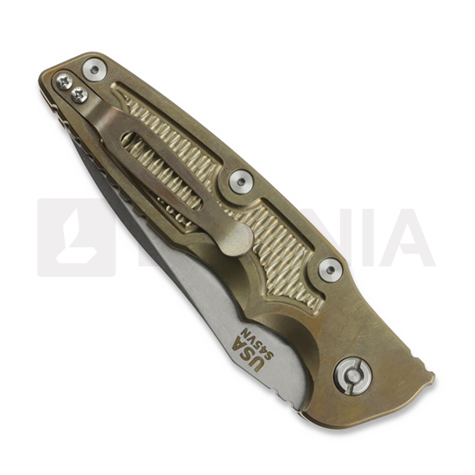 Hinderer 3.5 Eklipse Spear Point Automatic, Stonewash Bronze