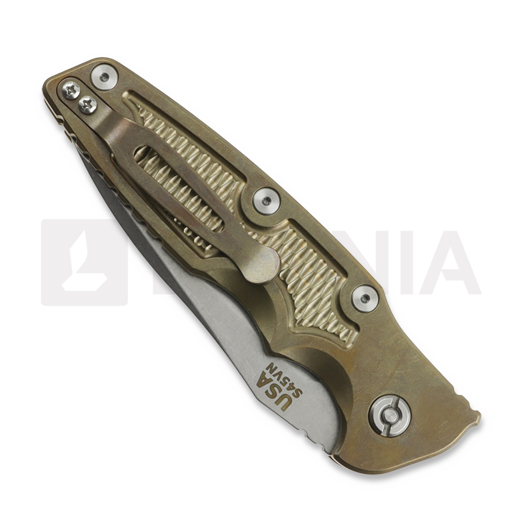 Hinderer 3.5 Eklipse Spear Point Automatic, Stonewash Bronze