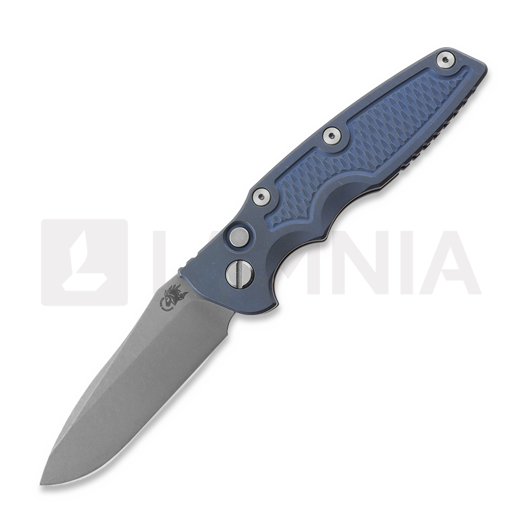 Nóż składany Hinderer 3.5 Eklipse Spear Point Automatic Working Finish, Battle Blue