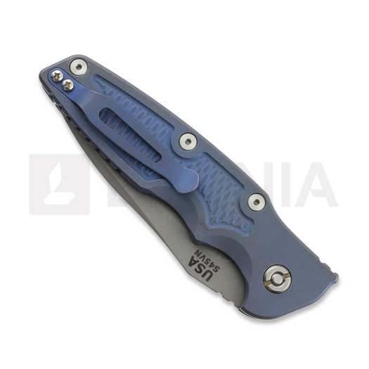 Briceag Hinderer 3.5 Eklipse Spear Point Automatic Working Finish, Battle Blue