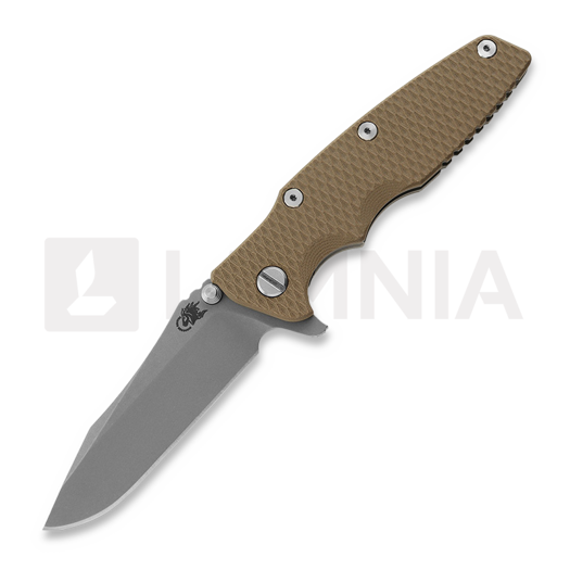 Navalha Hinderer 3.5 Eklipse Spear Point Tri-Way Working Finish FDE G-10
