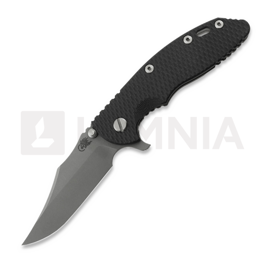 Skladací nôž Hinderer 3.5 XM-18 Bowie, Magnacut, Working Finish, čierna