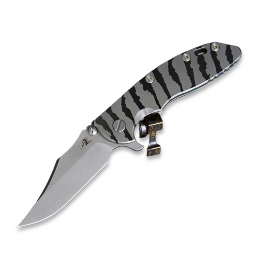 Складний ніж Hinderer 3.5 XM-18 Bowie Tigerstripe both sided