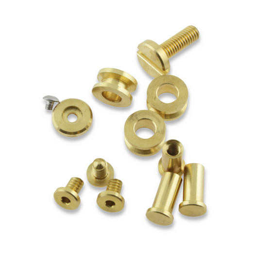 Hinderer 3.5 XM-18 Complete Hardware Kit, brass