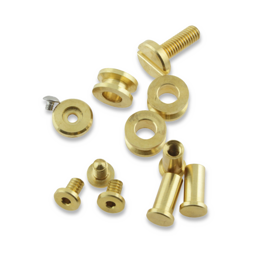 Hinderer 3.5 XM-18 Complete Hardware Kit, brass