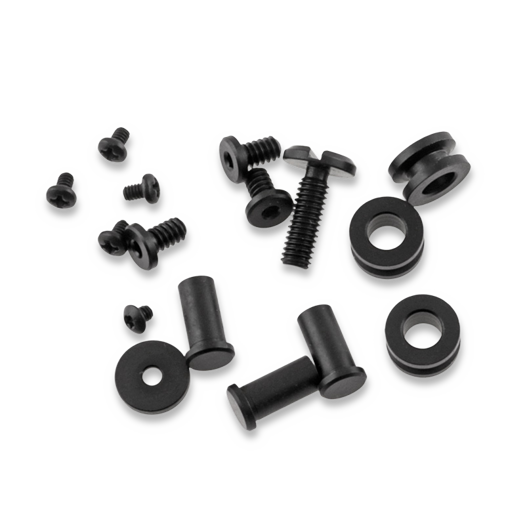 Hinderer 3.5 XM-18 Complete Hardware Kit, stainless, black nitride