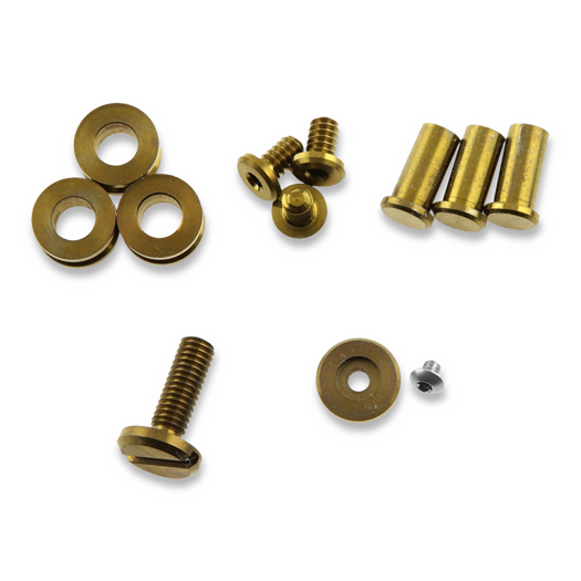 Hinderer 3.5 XM-18 Complete Hardware Kit Ti, Stonewash Bronze