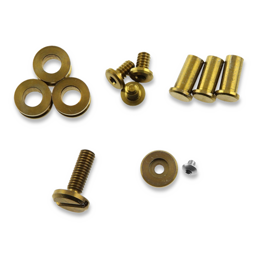 Hinderer 3.5 XM-18 Complete Hardware Kit Ti, Stonewash Bronze