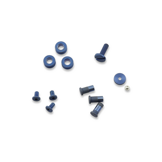 Hinderer 3.5 XM-18 Complete Hardware Kit Titanium Battle Blue