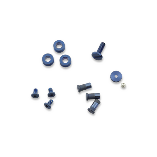 Hinderer 3.5 XM-18 Complete Hardware Kit Titanium Battle Blue