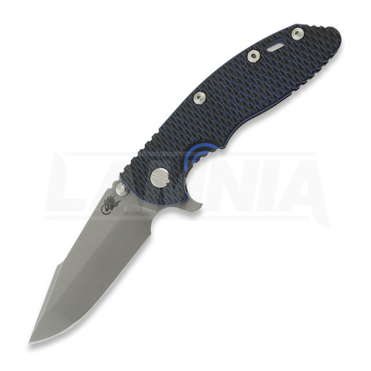 Navalha Hinderer 3.5 XM-18 Harpoon Spanto, Magnacut, Battle Blue, blue/black