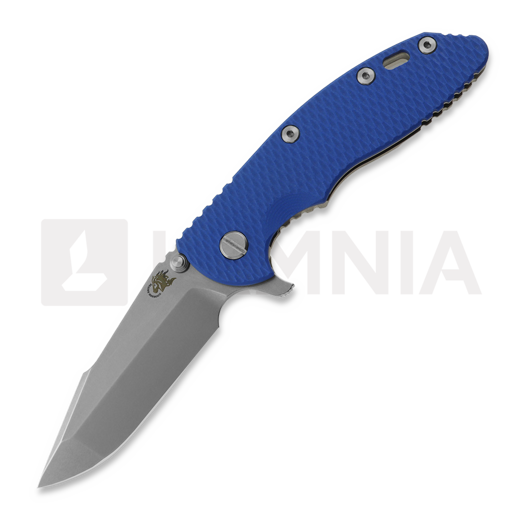 Hinderer 3.5 XM-18 Harpoon Spanto 접이식 나이프, Magnacut, Stonewash, 파랑