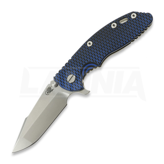 Nóż składany Hinderer 3.5 XM-18 Harpoon Spanto, Magnacut, Stonewash, blue/black