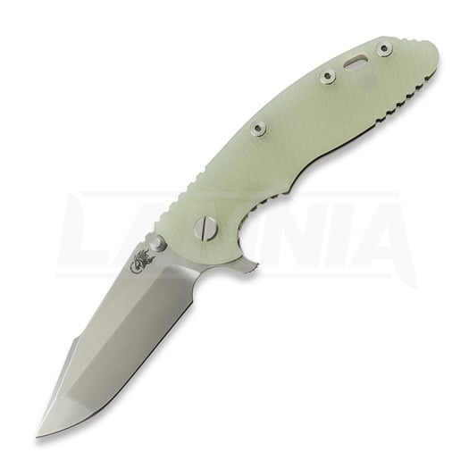 Briceag Hinderer 3.5 XM-18 Harpoon Spanto, Magnacut, Stonewash, translucent green