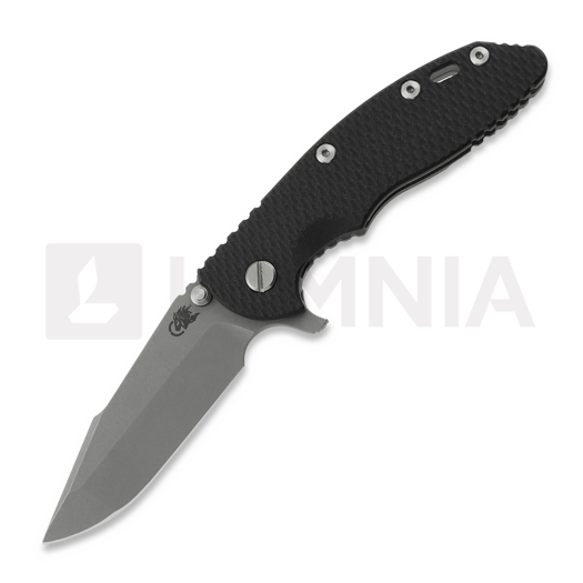 Coltello pieghevole Hinderer 3.5 XM-18 Harpoon Spanto, Magnacut, Working Finish, nero