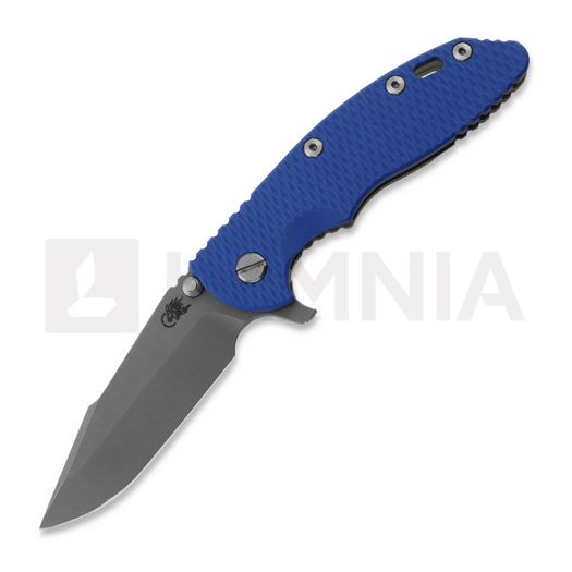 Hinderer 3.5 XM-18 Harpoon Spanto 접이식 나이프, Magnacut, Working Finish, 파랑