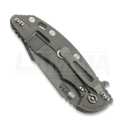 Hinderer 3.5 XM-18 Harpoon Spanto sulankstomas peilis, Magnacut, Working Finish, coyote