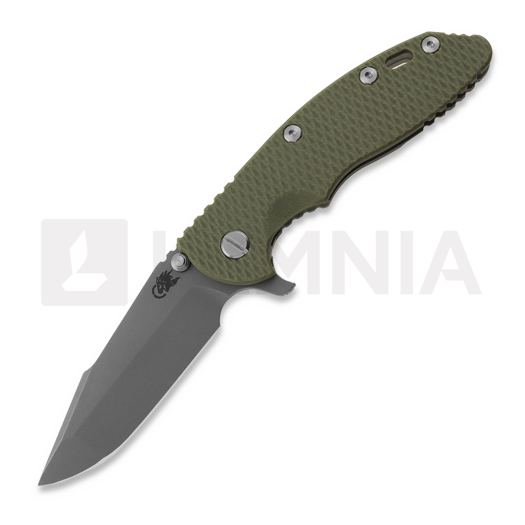 Hinderer 3.5 XM-18 Harpoon Spanto foldekniv, Magnacut, Working Finish, grønn