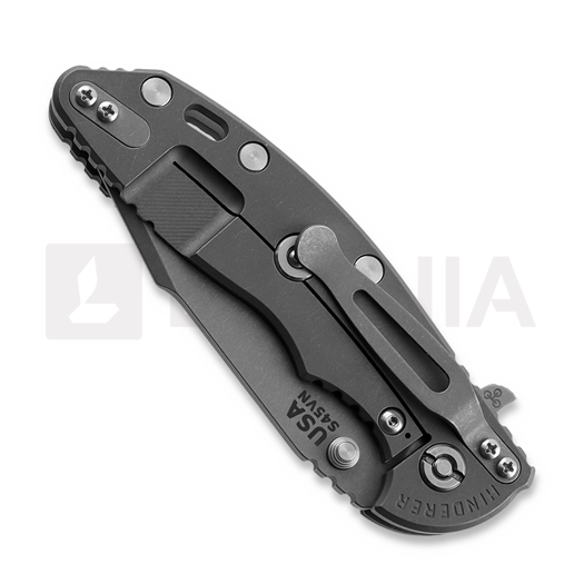 Coltello pieghevole Hinderer 3.5 XM-18 Harpoon Spanto Tri-Way Working Finish Red G-10