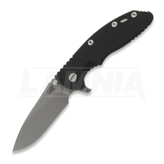 Saliekams nazis Hinderer 3.5 XM-18 Hollow Grind Slicer, 20CV, Battle Bronze, melns