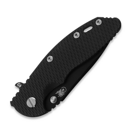 Hinderer 3.5 XM-18 Magnacut Skinny Slicer Tri-Way Battle Black Black G10 sulankstomas peilis