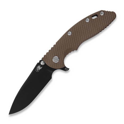 Hinderer 3.5 XM-18 Magnacut Skinny Slicer Tri-Way Battle Black FDE G10 sulankstomas peilis