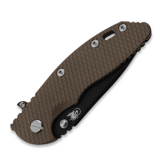 Zavírací nůž Hinderer 3.5 XM-18 Magnacut Skinny Slicer Tri-Way Battle Black FDE G10