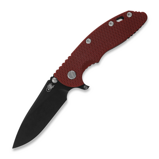 Skladací nôž Hinderer 3.5 XM-18 Magnacut Skinny Slicer Tri-Way Battle Black Red G10