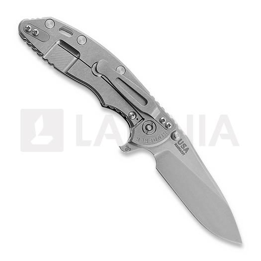 Hinderer 3.5 XM-18 Magnacut Skinny Slicer Tri-Way Stonewash Black G10 kääntöveitsi