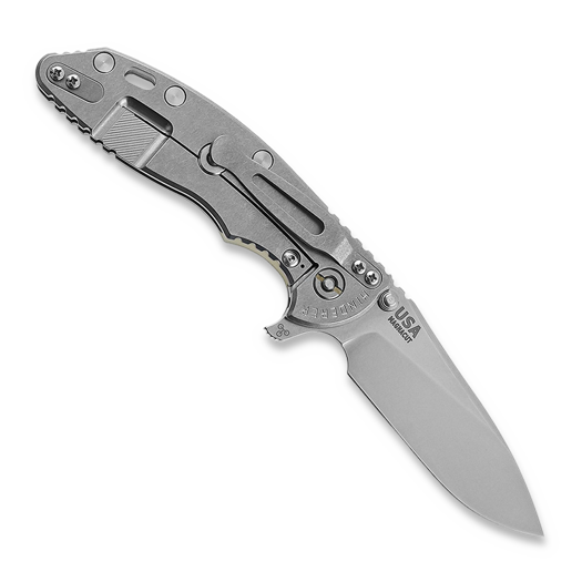 Hinderer 3.5 XM-18 Magnacut Skinny Slicer Tri-Way SW Translucent Green G10 sulankstomas peilis