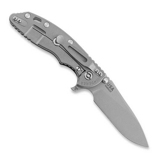 Coltello pieghevole Hinderer 3.5 XM-18 Magnacut Skinny Slicer Tri-Way Working Finish Black G10
