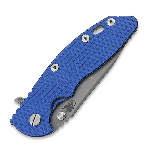 Coltello pieghevole Hinderer 3.5 XM-18 Magnacut Skinny Slicer Tri-Way Working Finish Blue/Black G10