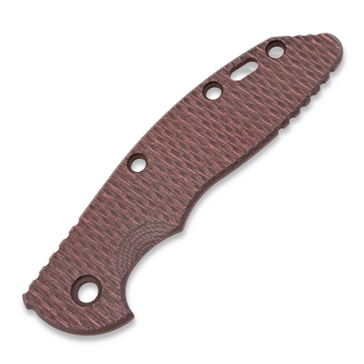 Hinderer 3.5 XM-18 Micarta Handle Scale, textured burgundy