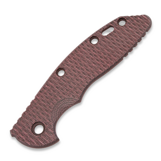 Hinderer 3.5 XM-18 Micarta Handle Scale, textured burgundy