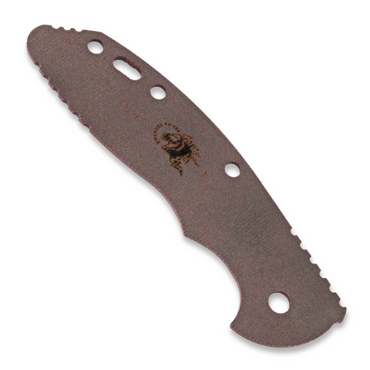 Hinderer 3.5 XM-18 Micarta Handle Scale, textured burgundy