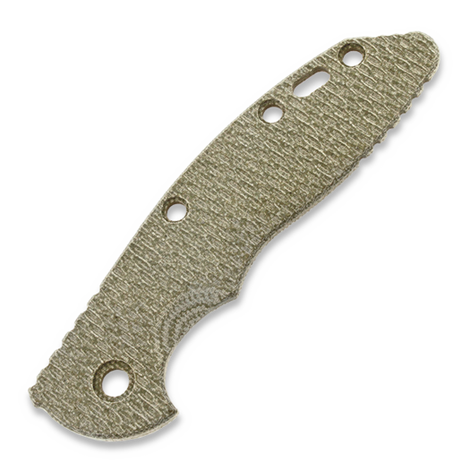 Hinderer 3.5 XM-18 Micarta Handle Scale, textured green