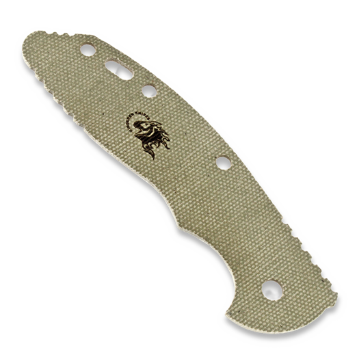 Hinderer 3.5 XM-18 Micarta Handle Scale, textured green
