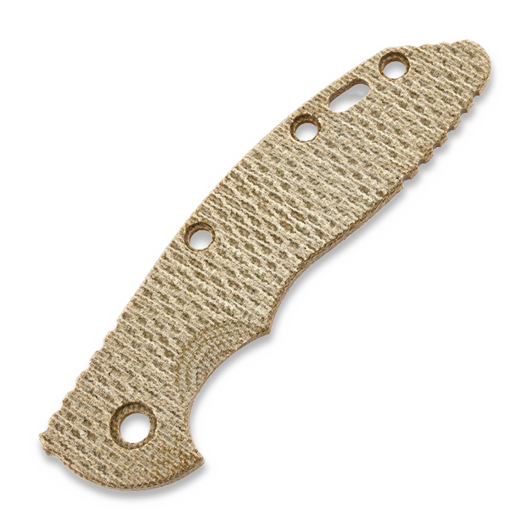 Hinderer 3.5 XM-18 Micarta Handle Scale, textured natural