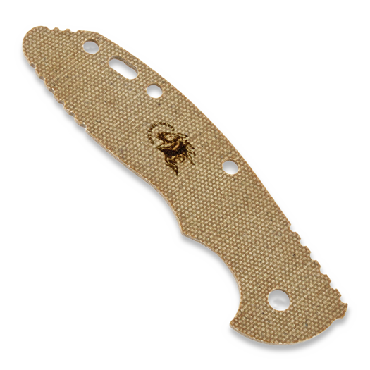 Hinderer 3.5 XM-18 Micarta Handle Scale, textured natural