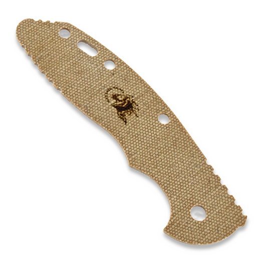 Hinderer 3.5 XM-18 Micarta Handle Scale, textured natural