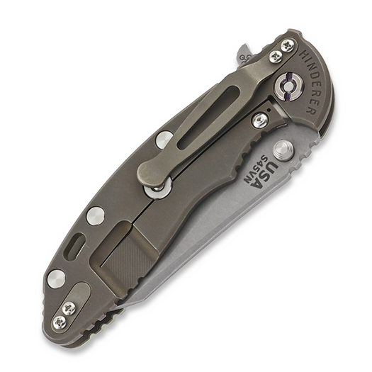 Nóż składany Hinderer 3.5 XM-18 S45VN Fatty Wharncliffe Tri-Way BB Translucent Green G10