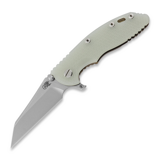 Nóż składany Hinderer 3.5 XM-18 S45VN Fatty Wharncliffe Tri-Way Bronze Translucent Green G10
