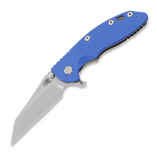 Hinderer 3.5 XM-18 S45VN Fatty Wharncliffe Tri-Way Stonewash Bronze Blue G10 fällkniv