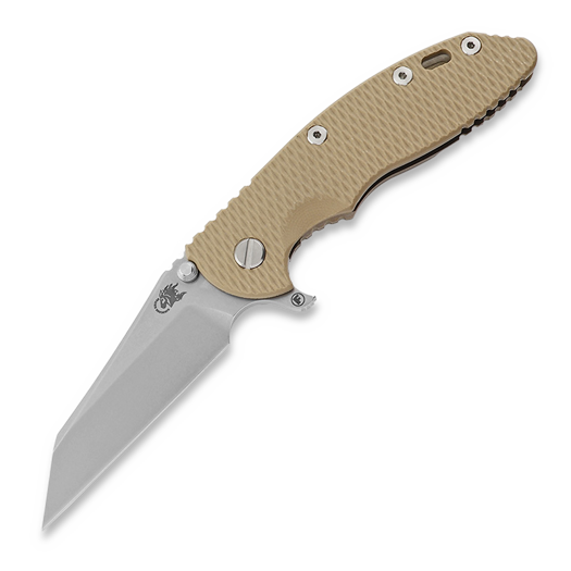Couteau pliant Hinderer 3.5 XM-18 S45VN Fatty Wharncliffe Tri-Way Stonewash Bronze Coyote G10
