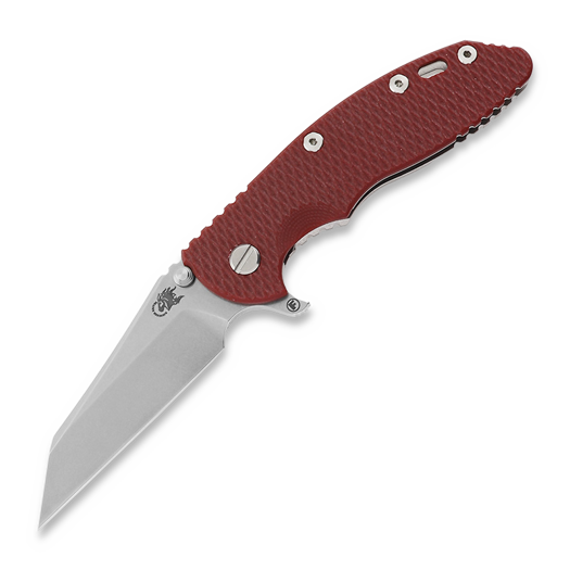 Coltello pieghevole Hinderer 3.5 XM-18 S45VN Fatty Wharncliffe Tri-Way SW Red