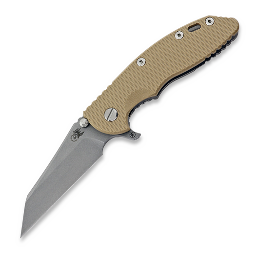 Saliekams nazis Hinderer 3.5 XM-18 S45VN Fatty Wharncliffe Tri-Way Working Finish Coyote G10