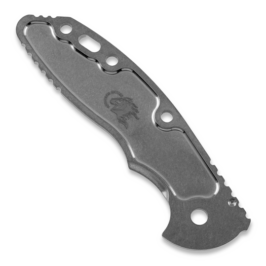 Hinderer 3.5 XM-18 Scale Textured Titanium Stonewash kahvapalat