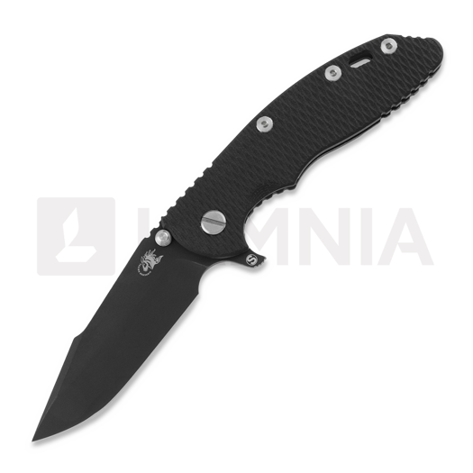 Hinderer 3.5 XM-18 Skinny Harpoon Spanto Tri-Way Battle Black Black G10 kääntöveitsi